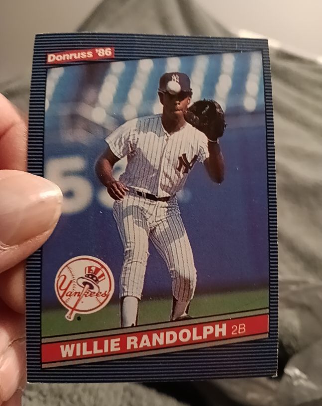 1986 Donruss #92 Willie Randolph — front