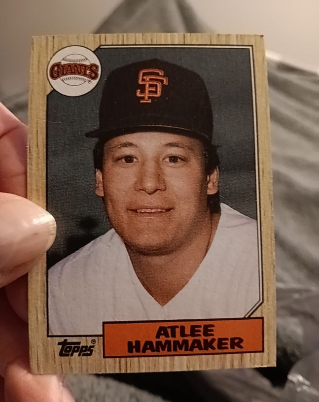 1987 Topps #781 Atlee Hammaker — front