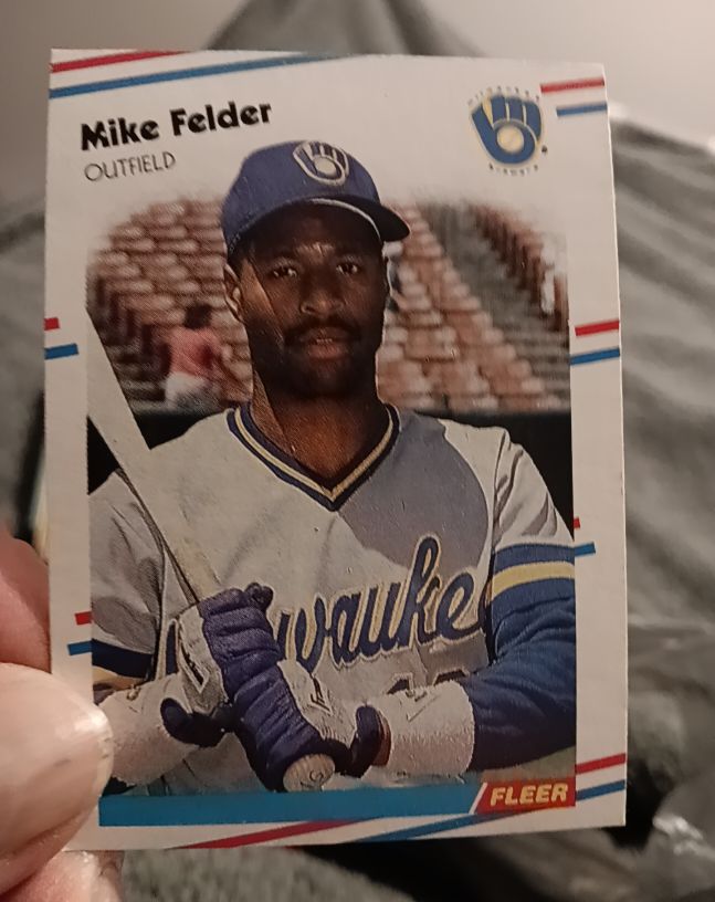 1988 Fleer #164 Mike Felder — front