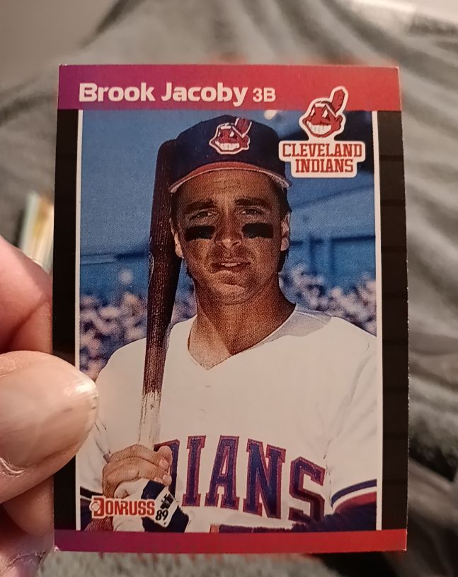 1989 Donruss #114 Brook Jacoby — front