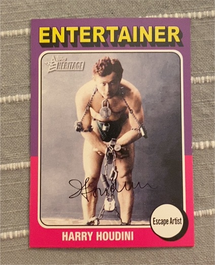 2009 Topps American Heritage #84 Harry Houdini — front