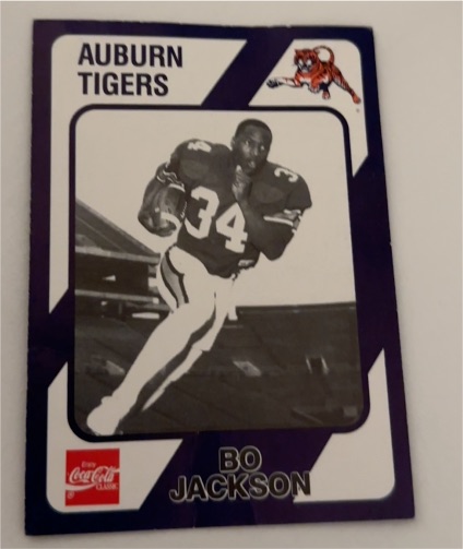 1989 Collegiate Collection Auburn Tigers #132 Bo Jackson — front