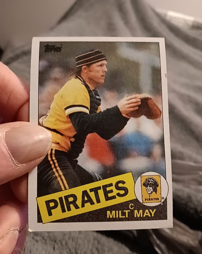 1985 Topps #509 Milt May — front
