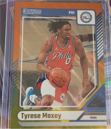 2024-25 Panini Donruss #192 Tyrese Maxey — front