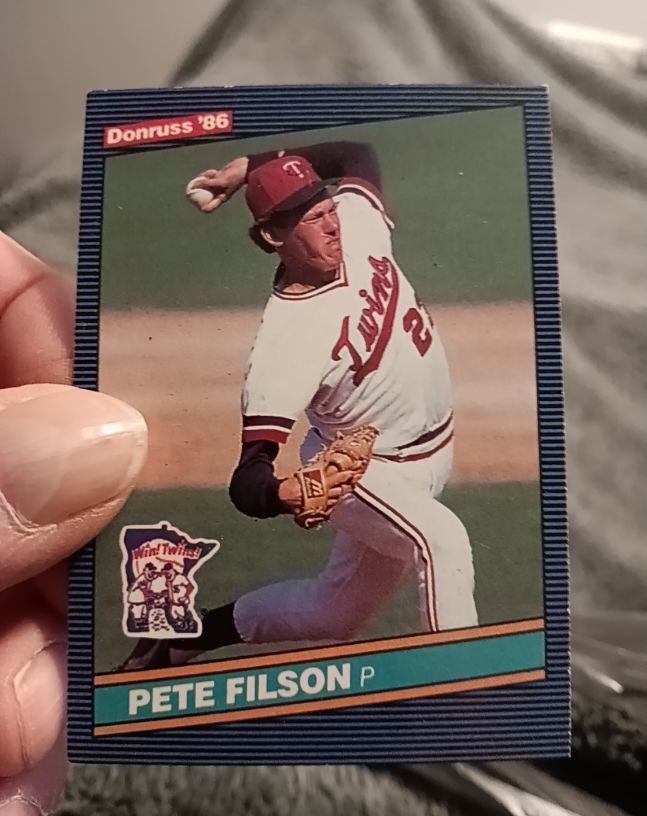 1986 Donruss #436 Pete Filson — front