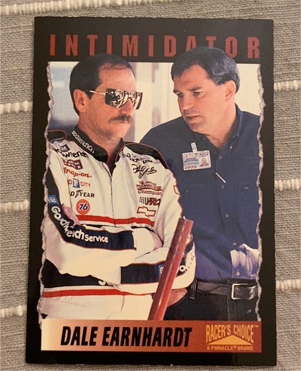 1996 Pinnacle Racer's Choice #56 Dale Earnhardt — front