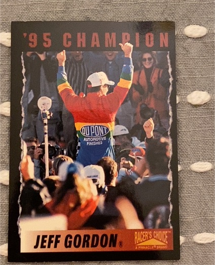 1996 Pinnacle Racer's Choice #53 Jeff Gordon — front