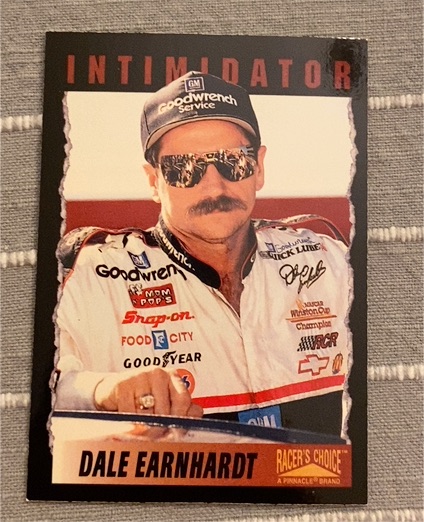 1996 Pinnacle Racer's Choice #57 Dale Earnhardt Intimidator — front
