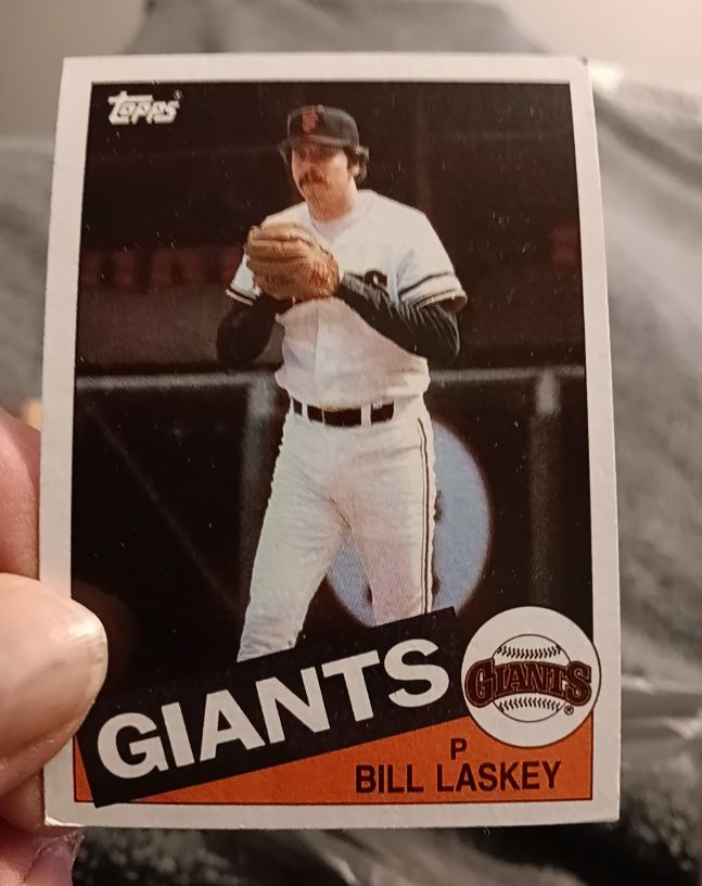 1985 Topps #331 Bill Laskey — front