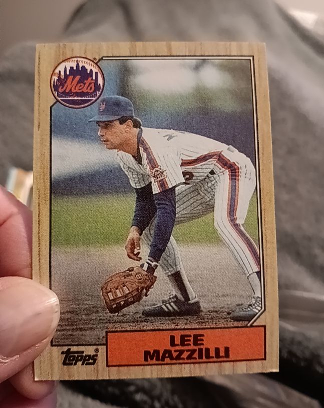 1987 Topps #198 Lee Mazzilli — front