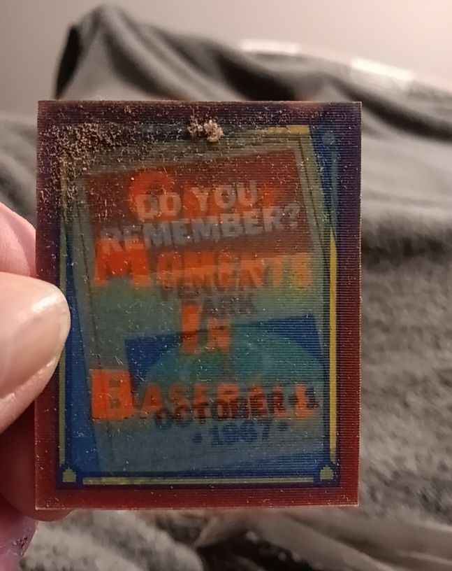 1988 Score Do You Remember Magic Moments in Baseball — front