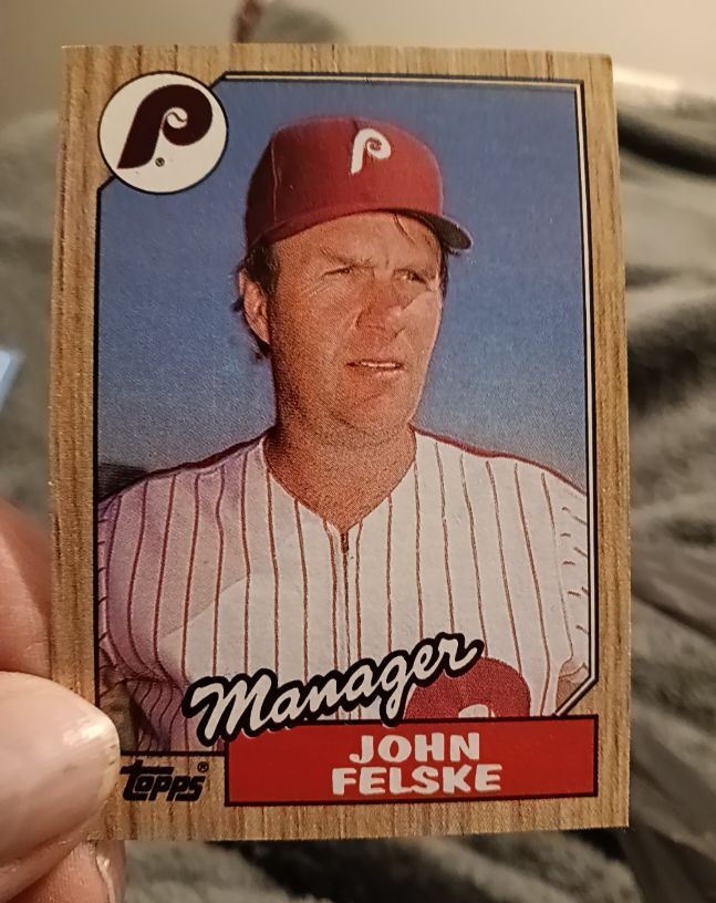 1987 Topps #443 John Felske — front