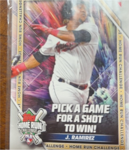 2023 Topps Home Run Challenge #HRC-14 José Ramírez — front