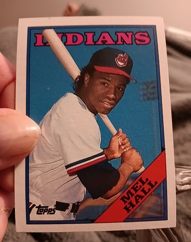 1988 Topps #318 Mel Hall — front