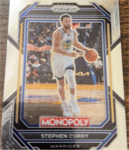 2022-23 Panini Prizm Monopoly #28 Stephen Curry — front