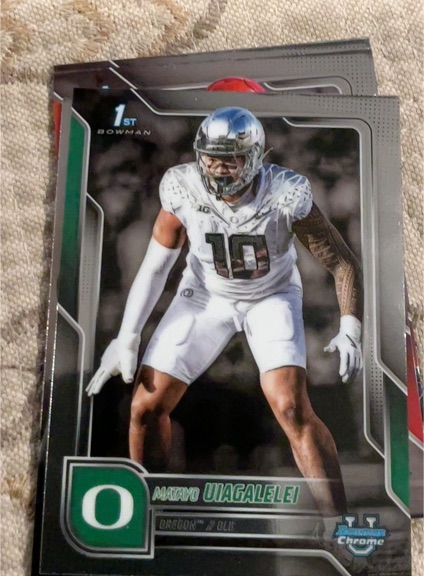 2025 Bowman Chrome University #64 Matayo Uiagalelei — front