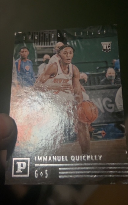 2020-21 Panini Chronicles #108 Immanuel Quickley Rookie — front