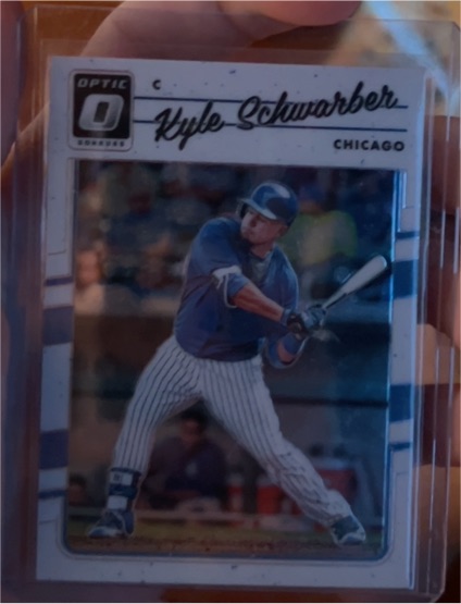 2017 Donruss Optic #85 Kyle Schwarber — front