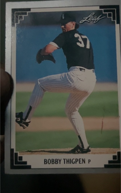 1991 Leaf #336 Bobby Thigpen — front