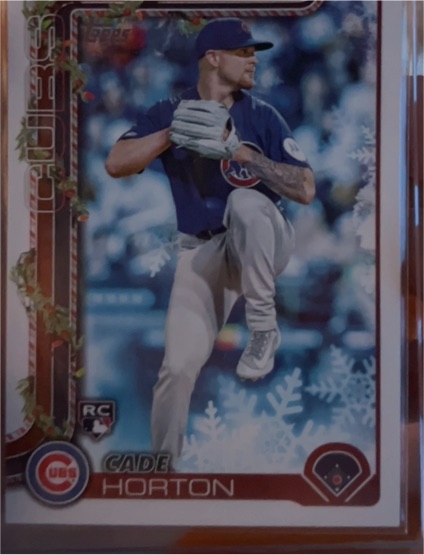 2025 Topps Holiday #H140 Cade Horton — front