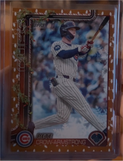 2025 Topps Holiday #H41 Pete Crow-Armstrong — front