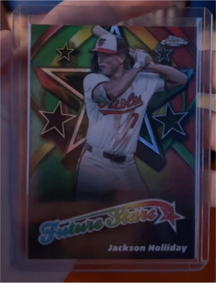 2025 Topps Chrome #FS-1 Jackson Holliday Future Stars — front