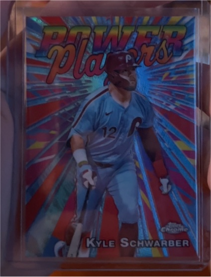 2025 Topps Chrome #PP-15 Kyle Schwarber Power Players — front