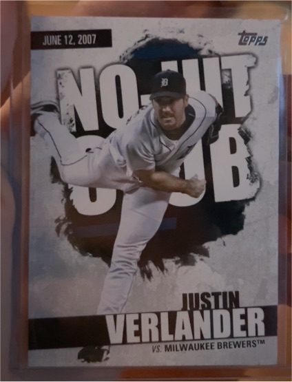 2022 Topps Series 2 #NHC-25 Justin Verlander No-Hit Club — front