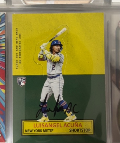 2025 Topps Archives #64SU-7 Luisangel Acuna — front