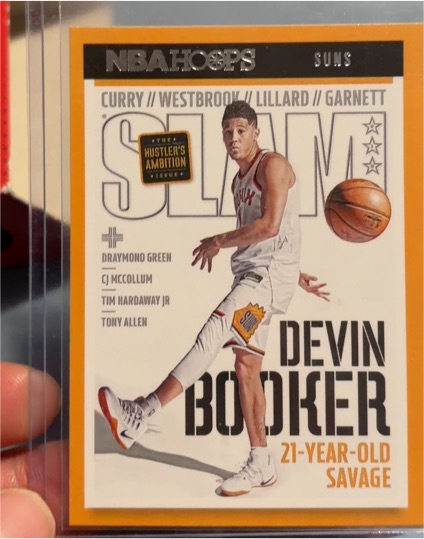 2021-22 Panini NBA Hoops Slam #SLAM 213 Devin Booker — front