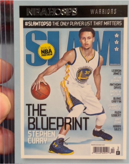 2021-22 Panini NBA Hoops Slam #193 Stephen Curry — front