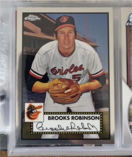 2021 Topps Chrome Platinum Anniversary #522 Brooks Robinson — front