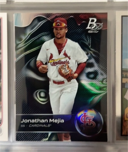 2023 Bowman Platinum Top Prospects #TOP-61 Jonathan Mejia — front