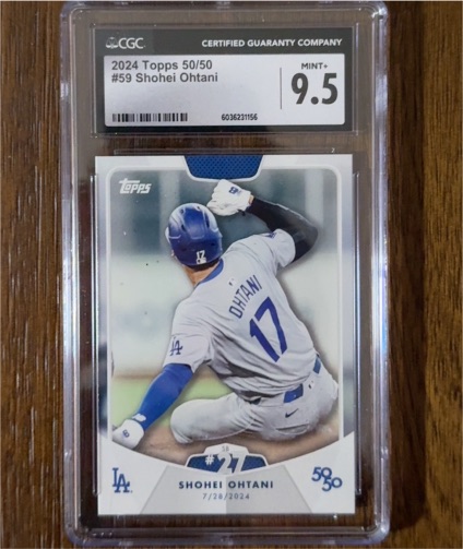 2024 Topps 50/50 #59 Shohei Ohtani — front