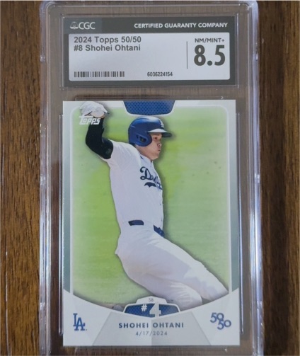 2024 Topps 50/50 #8 Shohei Ohtani — front
