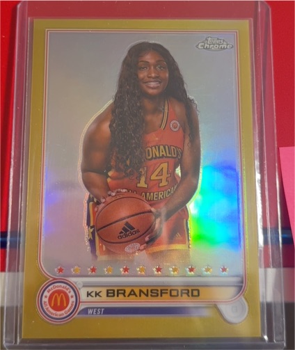 2022 Topps Chrome McDonald's All American #88 KK Bransford — front