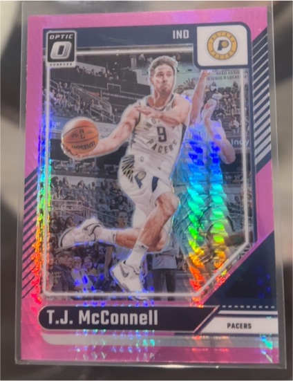 2024-25 Donruss Optic #67 T.J. McConnell — front