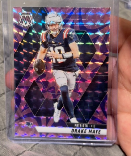 2025 Panini Mosaic #28 Drake Maye — front