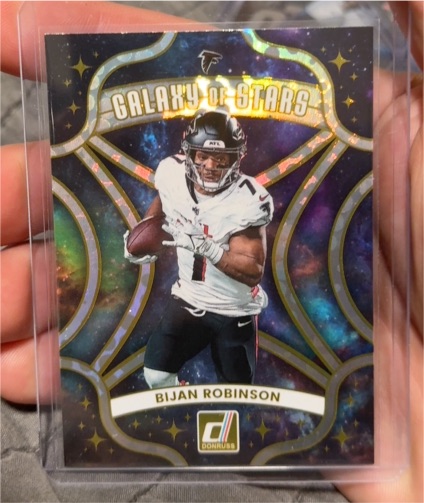 2025 Panini Donruss #15 Bijan Robinson Galaxy of Stars — front