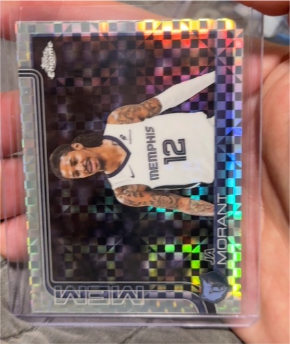 2025-26 Topps Chrome #158 Ja Morant — front