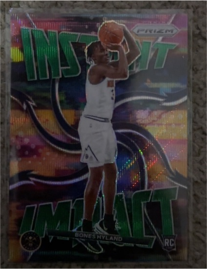 2021-22 Panini Prizm Instant Impact #6 Bones Hyland — front