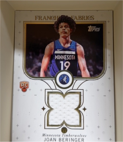 2025-26 Topps Franchise Fabrics #FF-JB Joan Beringer — front
