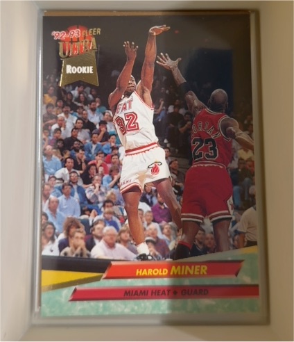 1992-93 Fleer Ultra #293 Harold Miner Rookie — front