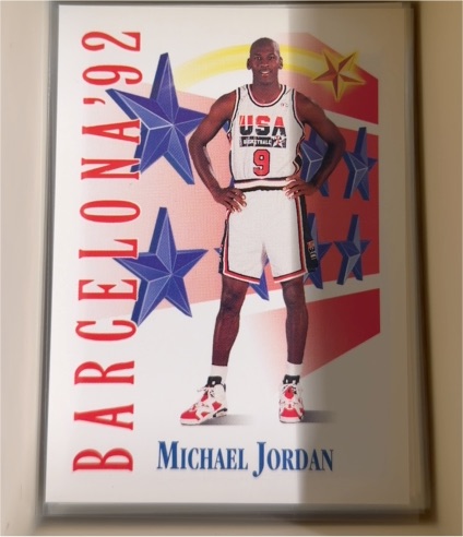 1991-92 Skybox #534 Michael Jordan Barcelona '92 USA Dream Team — front