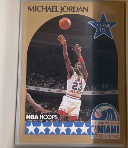 1990-91 Hoops #5 Michael Jordan — front