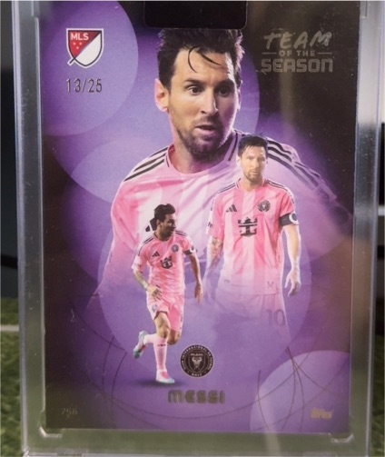 2023 Topps MLS Team of the Season #756 Lionel Messi — front
