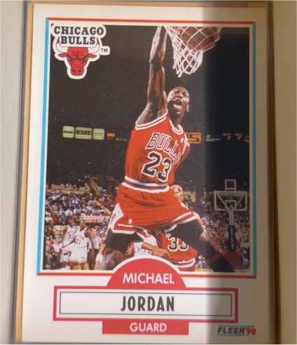 1990 Fleer #26 Michael Jordan — front