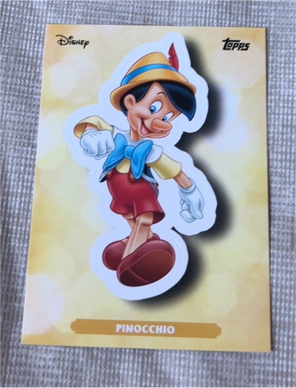 2025 Topps Disney Wonder #ES-3 Pinocchio Enchanted Sticker — front