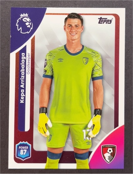 2025-26 Topps Premier League #38 Kepa Arrizabalaga — front