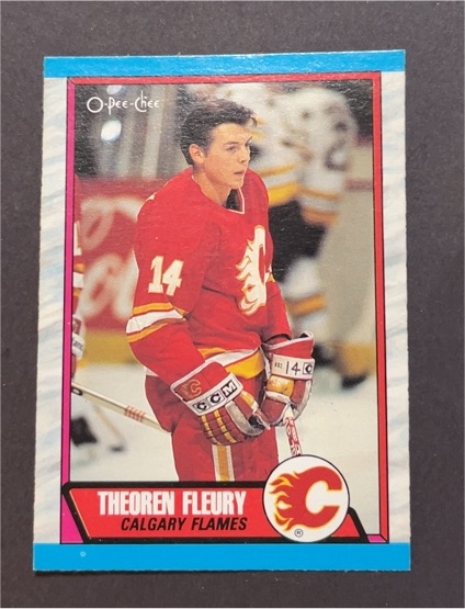 1989-90 O-Pee-Chee #232 Theoren Fleury — front